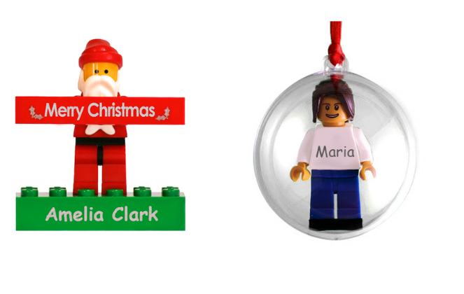 Personalised Christmas LEGO gifts, 