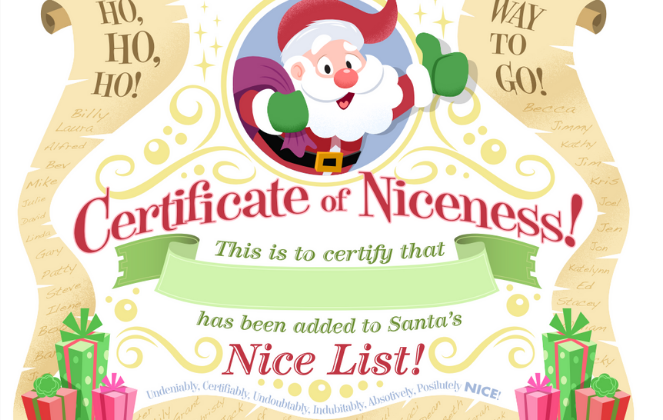 Certificate of Niceness