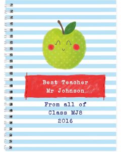 Personalised Apple for Teacher Notebook