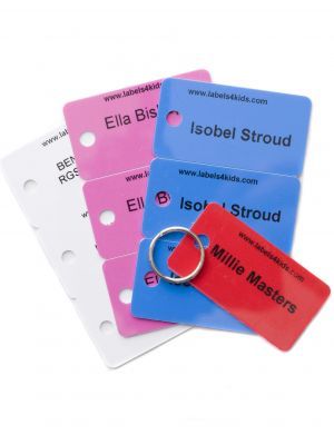 Jacket Name Tags, Labels4kids, three sets and one