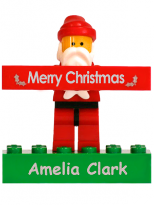 Lego Christmas Santa - Personalised gift from Labels4Kids