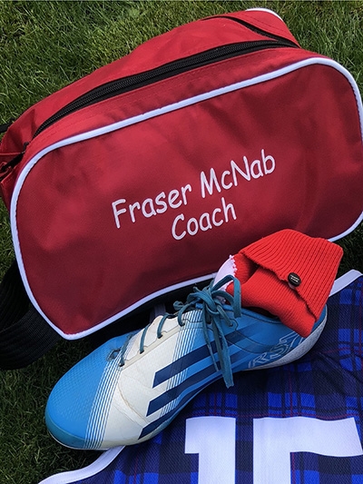 personalised football boot bag uk